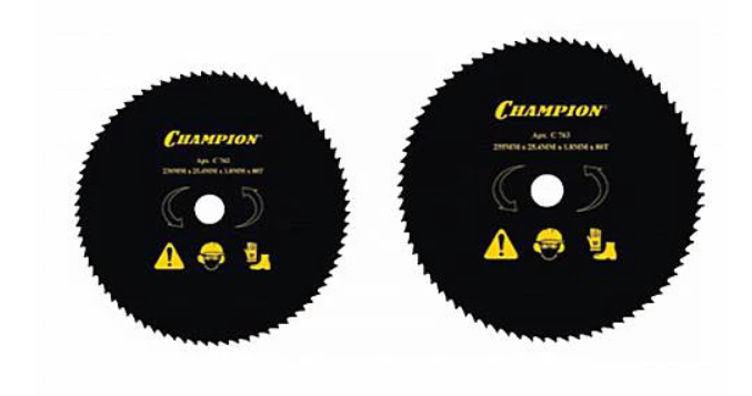 Нож CHAMPION 80/255/25,4 с остроугольными зубцами (SRM-330ES/SRM-350ES.4605), C5113